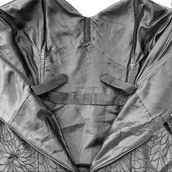 Tracy Reese Black Cocktail Strapless Dress‎ Size S - Picture 11 of 11